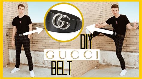 diy gucci belt